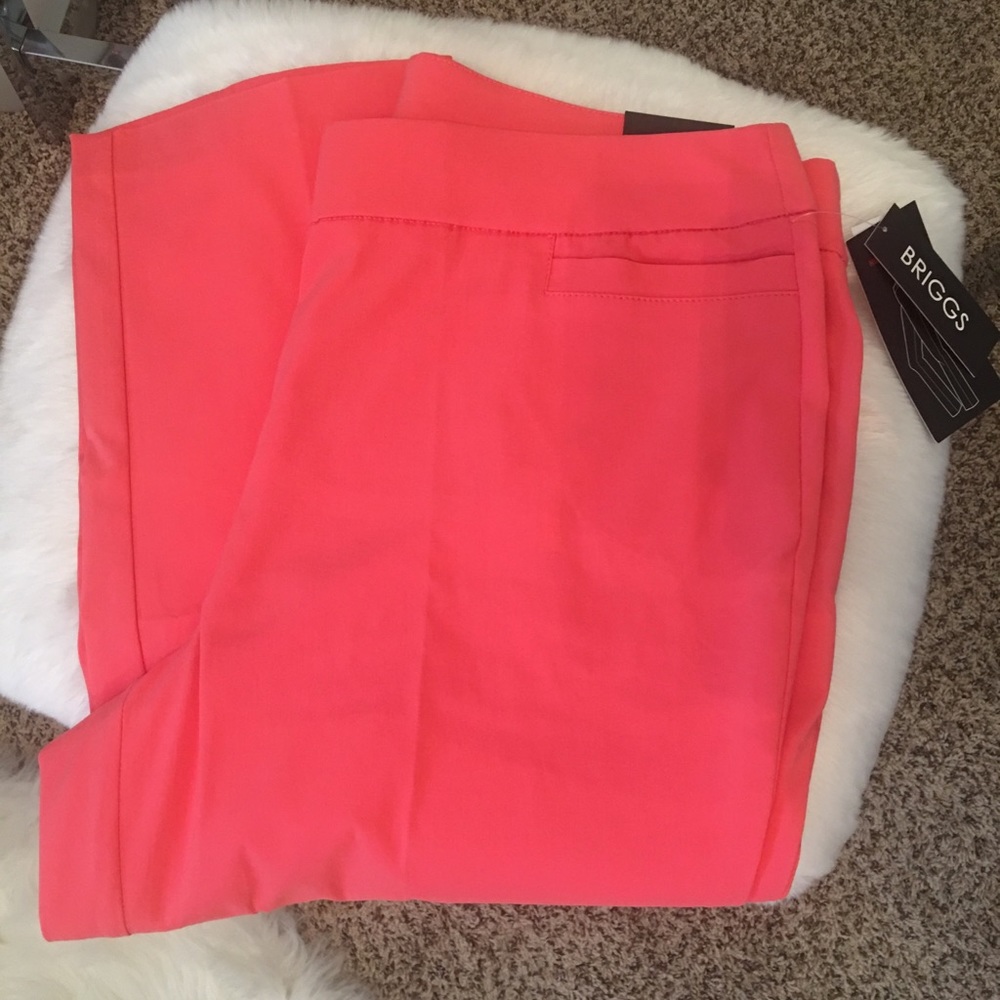 Brand new w/tags dark peach Capri pants